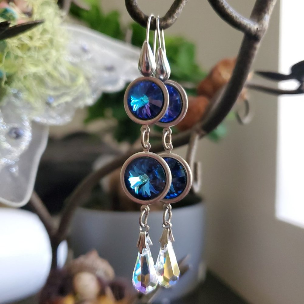 Art Deco Crystal Earrings